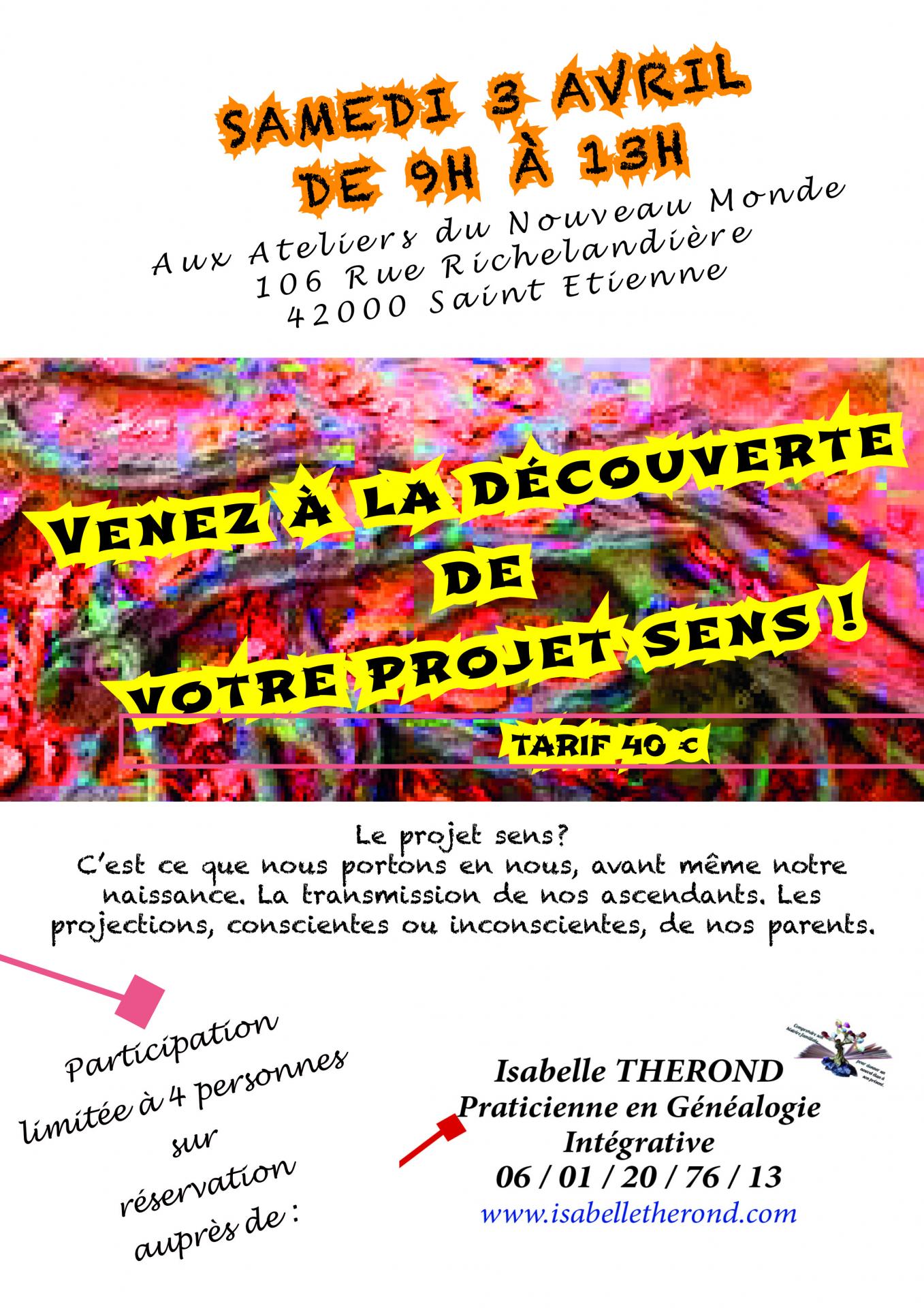 Atelier projet sens saint erienne